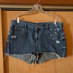 Old Navy Blue Star-Patterned Jean Shorts